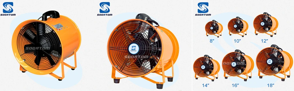 20inch Hand Push Moveable Marine Industrial Portable Axial Exhaust Blower Fan