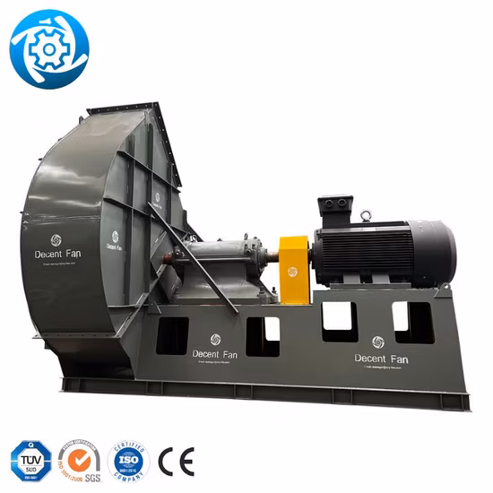 Personalização gratuita Ventilador de sucção centrífuga Caldeira Exaustor ID Ventilador de tiragem induzido Ventiladores industriais Ventilador extrator